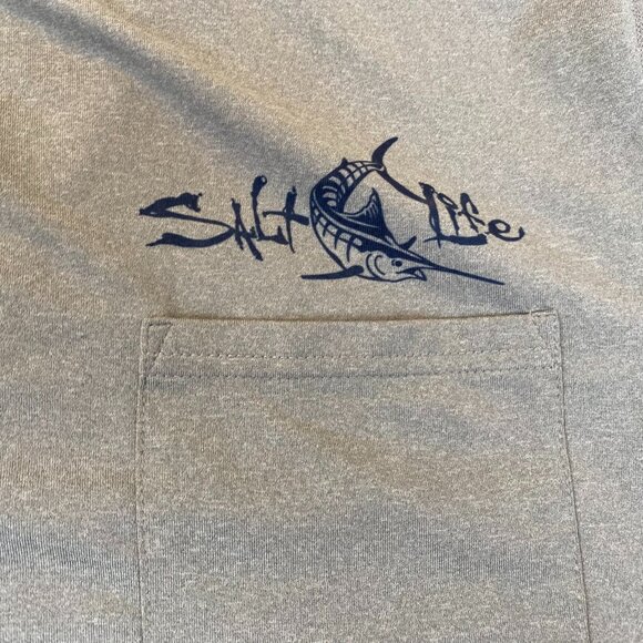 Salt Life Guy Harvey Mens T-Shirts XL Lot Of 2 Fishing Short Sleeve Casual - Picture 13 of 16